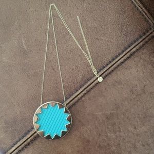 House of Harlow 1960 Turquoise Starburst Necklace